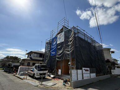 上棟しました。