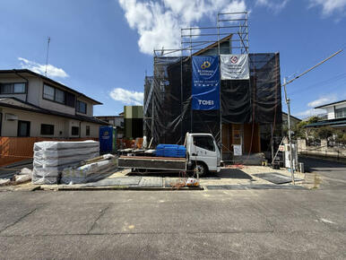 上棟しました。