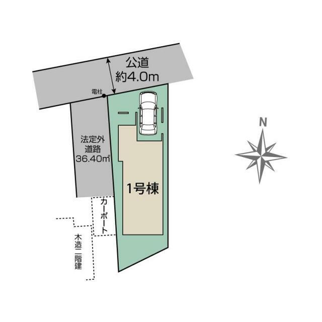 所沢市緑町4丁目1棟 区画図