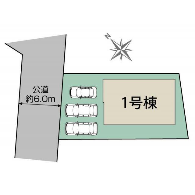 藤沢市柄沢1棟 区画図