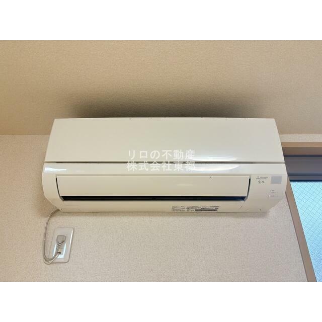 エアコン設置済みなので入居後すぐに使えて快適です！