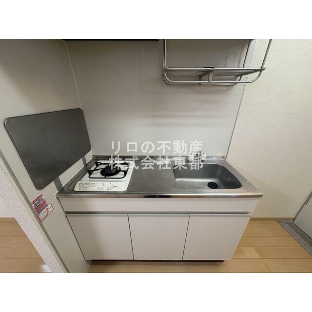 1口ガスコンロ設置済！お引越し後すぐにお料理できます☆