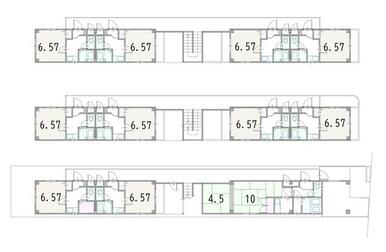 １０１号室と１０３号室は自家使用中