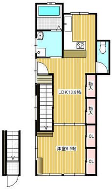 専有面積は約５１㎡の１ＬＤＫです