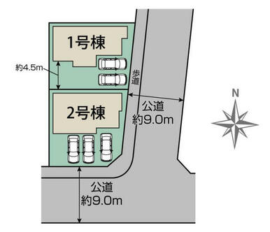 名古屋市港区小賀須3丁目2棟 区画図