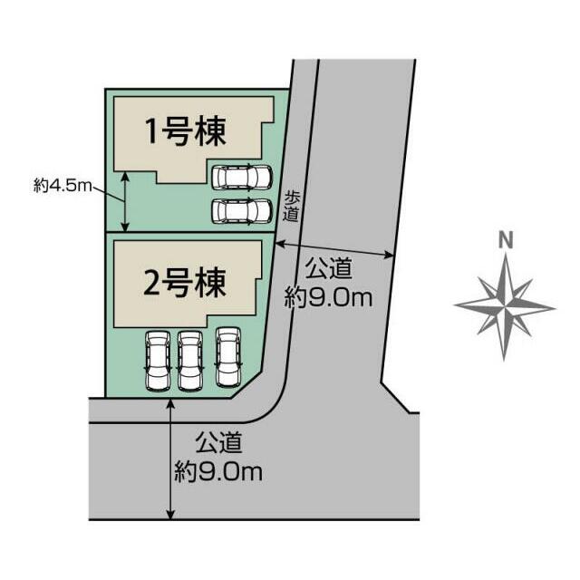 名古屋市港区小賀須3丁目2棟 区画図