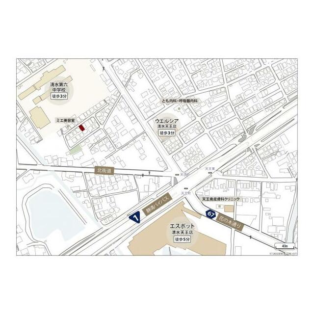 現地周辺案内図