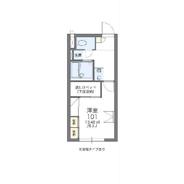 代表的な間取のため実際の間取とは異なる場合があります