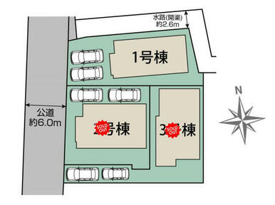 小平小川町3棟 区画図