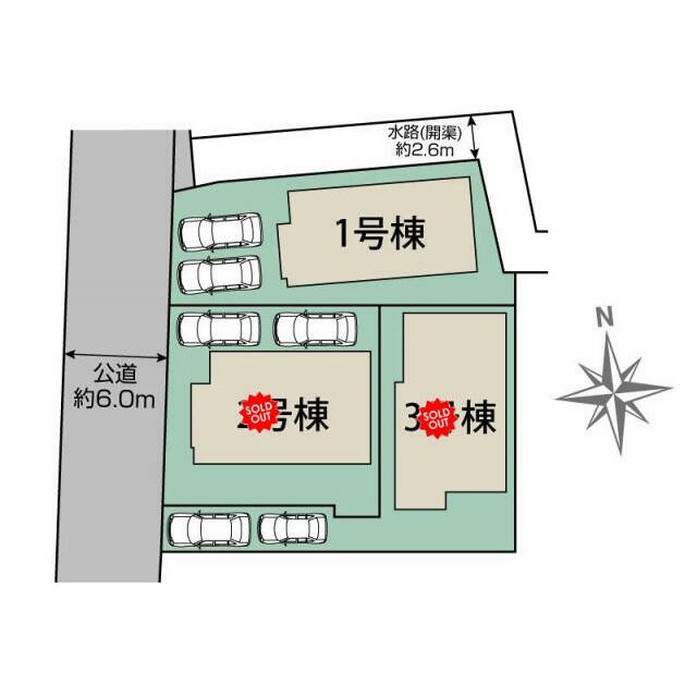 小平小川町3棟 区画図