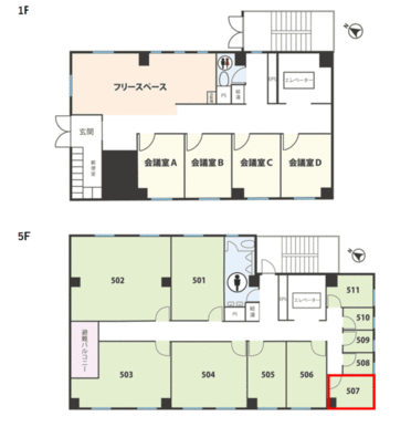 ５階フロア図面