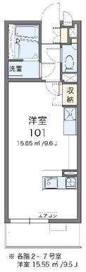 代表的な間取のため実際の間取とは異なる場合があります