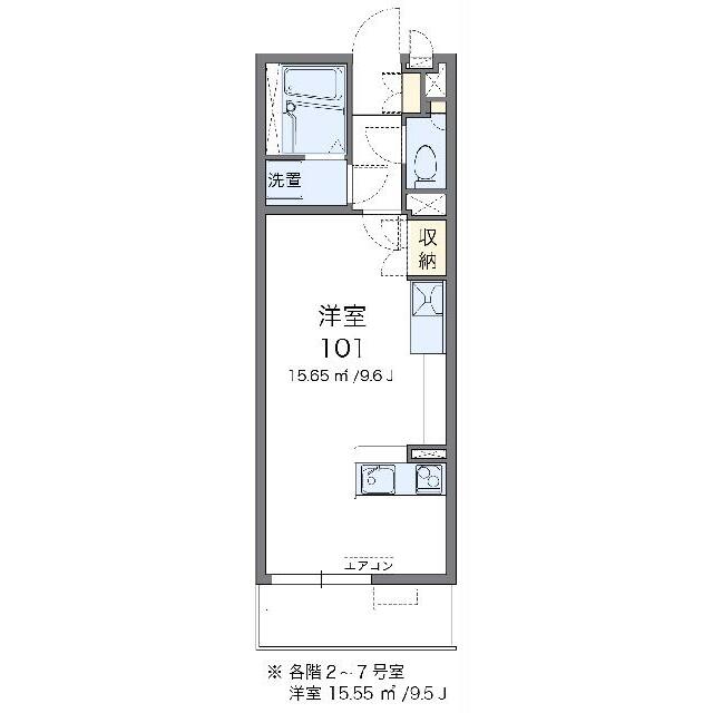 代表的な間取のため実際の間取とは異なる場合があります