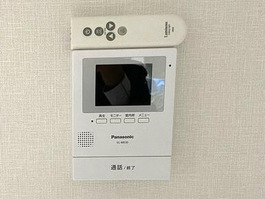 TVモニター付きインターホン※前回募集時に撮影