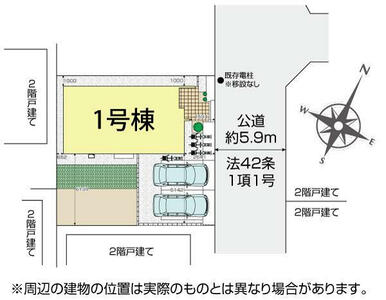 狭山市広瀬台1丁目3期1棟 区画図