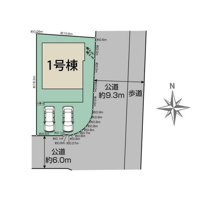 河内長野市南花台5丁目1棟 区画図