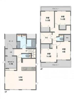 2号棟・3LDK～4LDK+マルチエントランス+WIC