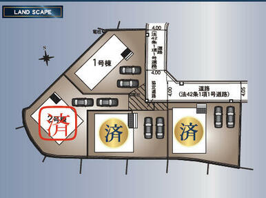 ■区画図（図面と異なる場合は現況優先）