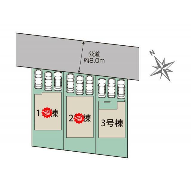 札幌市西区発寒6条14丁目 区画図