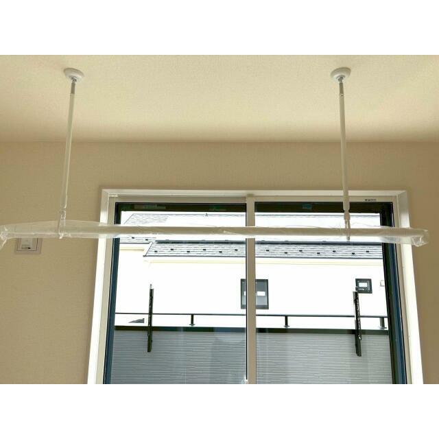 主寝室には花粉症の方に必需品の室内物干付（6号棟）