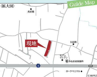 現地案内図・拡大