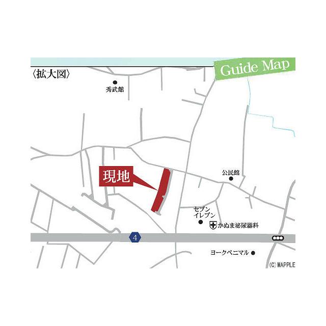 現地案内図・拡大