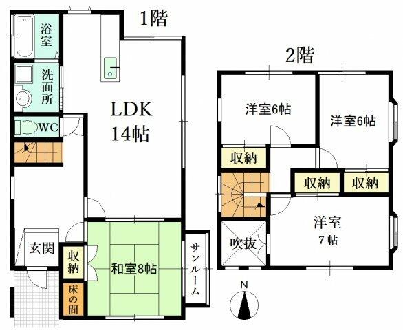 富山市 吉作 2階建 4ldk 富山市の売戸建住宅の物件情報 一戸建て 新築 中古 富山市の中古住宅 不動産は 株 エーピーエス a17f8d4273ae874b