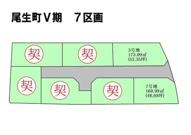 全７区画の分譲地