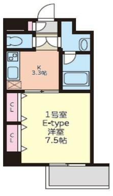 １号室（Ｅタイプ）２９．２０㎡