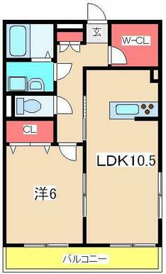 リビング側面窓は１・５号室のみ