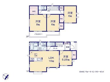 全居室南向きの４ＬＤＫ！主寝室は８帖確保しています！