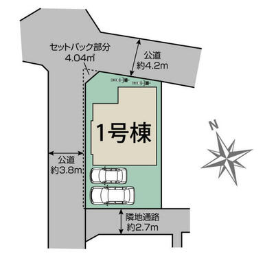 藤沢市辻堂太平台1丁目1棟 区画図