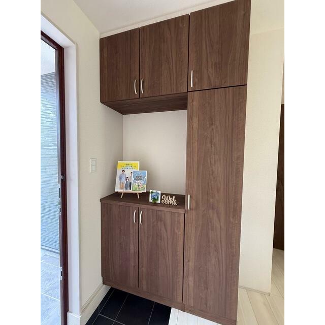 案外増えてしまう靴も収納があるので安心（1号棟）