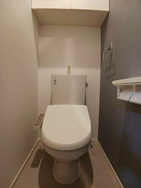 ゆったりとした空間のトイレです