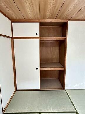 「和室」6帖の和室の収納です。