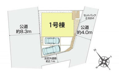 横浜市泉区上飯田町2期1棟 区画図