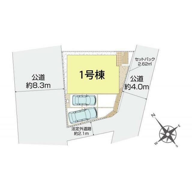 横浜市泉区上飯田町2期1棟 区画図