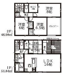 間取り図です。