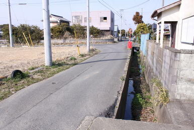 進入口から北方向の環境