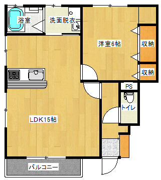 南向き・日当たり良好・明るいお部屋です♪南向きゆったり１５帖のＬＤＫ★