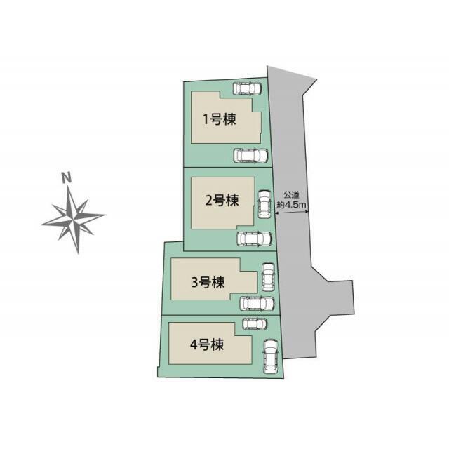 日野市日野台2丁目4棟 区画図