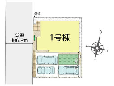 茅ヶ崎市萩園1棟 区画図