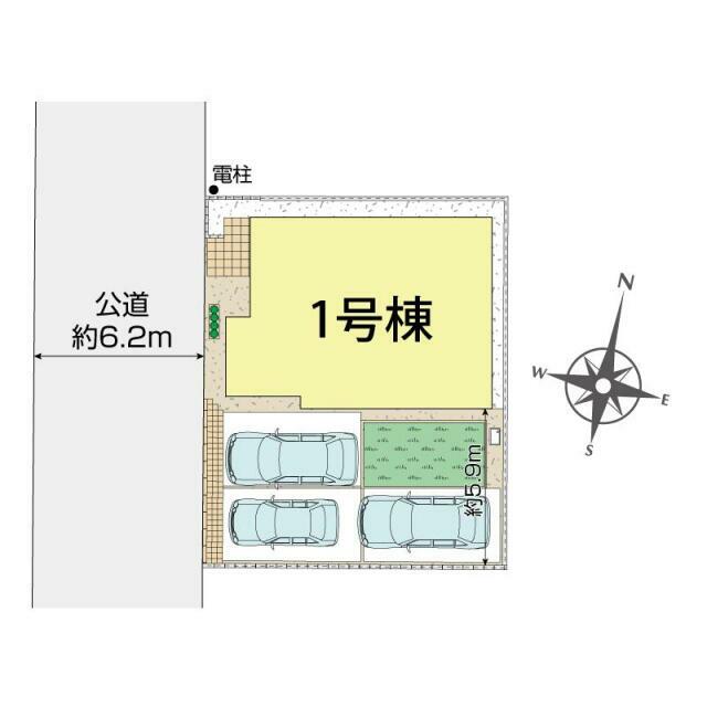 茅ヶ崎市萩園1棟 区画図