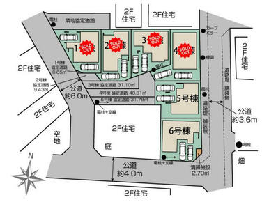 八潮市大瀬3rd6棟 区画図