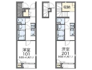 代表的な間取のため実際の間取とは異なる場合があります