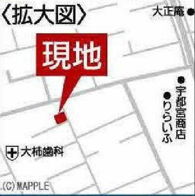 現地案内図・拡大