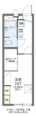 代表的な間取のため実際の間取とは異なる場合があります