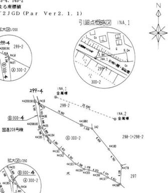 土地測量図