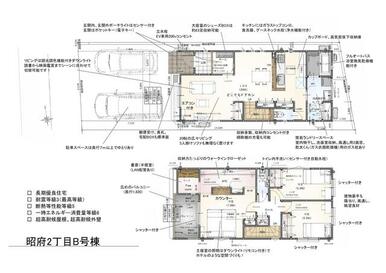 Ｂ号棟間取図