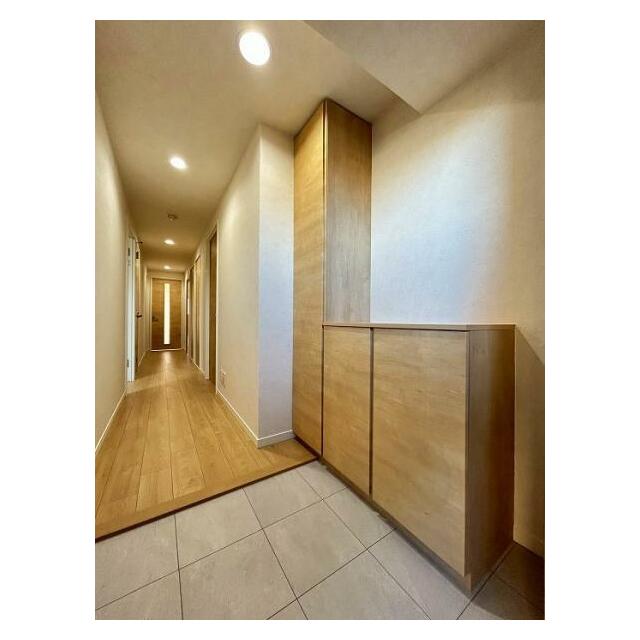 「玄関」シューズボックスも新品交換済みです。